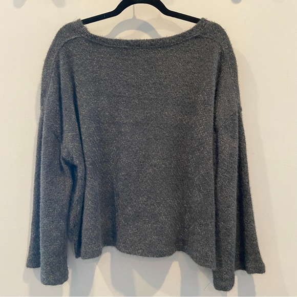 FLAWLESS Oversized Bell Sleeve Sweater Grey XS/S - Picture 4 of 6